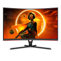 AOC C32G3AE/BK écran plat de PC 80 cm (31.5") 1920 x 1080 pixels Full HD LED Noir, Rouge