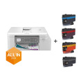 Brother MFC-J4335DWXL - Imprimante jet d'encre multifonction couleur 4-en-1 All in Box pour le télétravail - Éligible au for