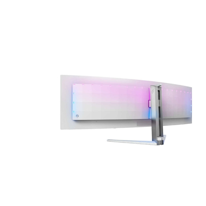 Philips Evnia 8000 49M2C8900L/00 écran plat de PC 124,2 cm (48.9") 5120 x 1440 pixels Dual QHD QD-OLED Blanc