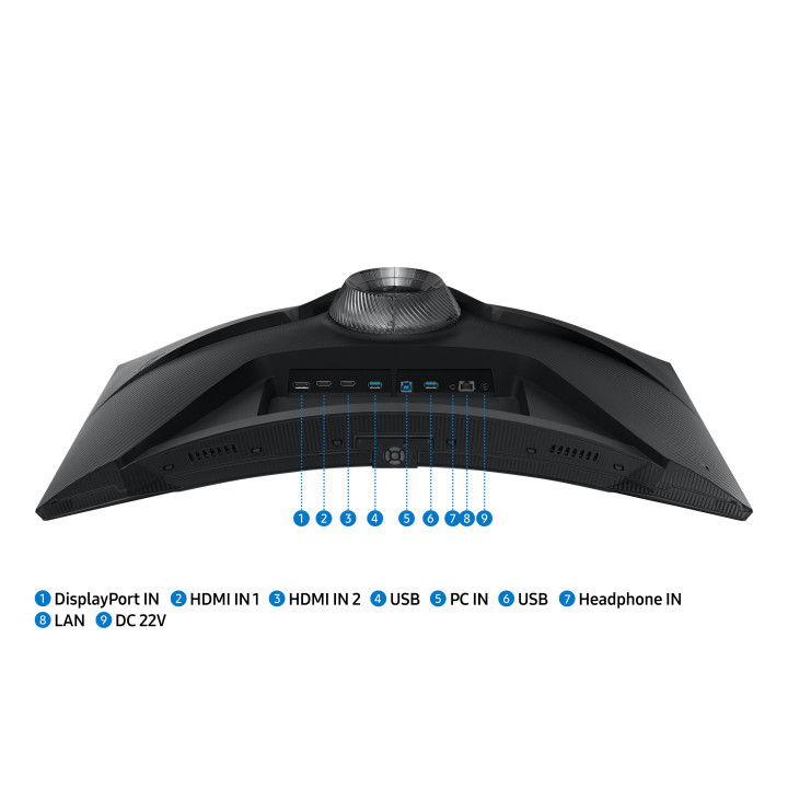 Samsung G65B écran plat de PC 81,3 cm (32") 2560 x 1440 pixels Quad HD LED Noir
