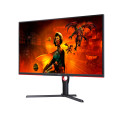 AOC G3 U32G3X/BK écran plat de PC 80 cm (31.5") 3840 x 2160 pixels 4K Ultra HD LED Noir, Rouge