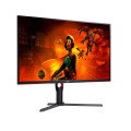 AOC G3 U32G3X/BK écran plat de PC 80 cm (31.5") 3840 x 2160 pixels 4K Ultra HD LED Noir, Rouge