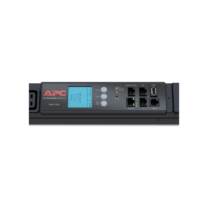 APC RACK PDU 2G/ METERED/ ZEROU 22.0KW32A 230V 30C13 unité de distribution d'énergie 42 sortie(s) CA 0U Noir