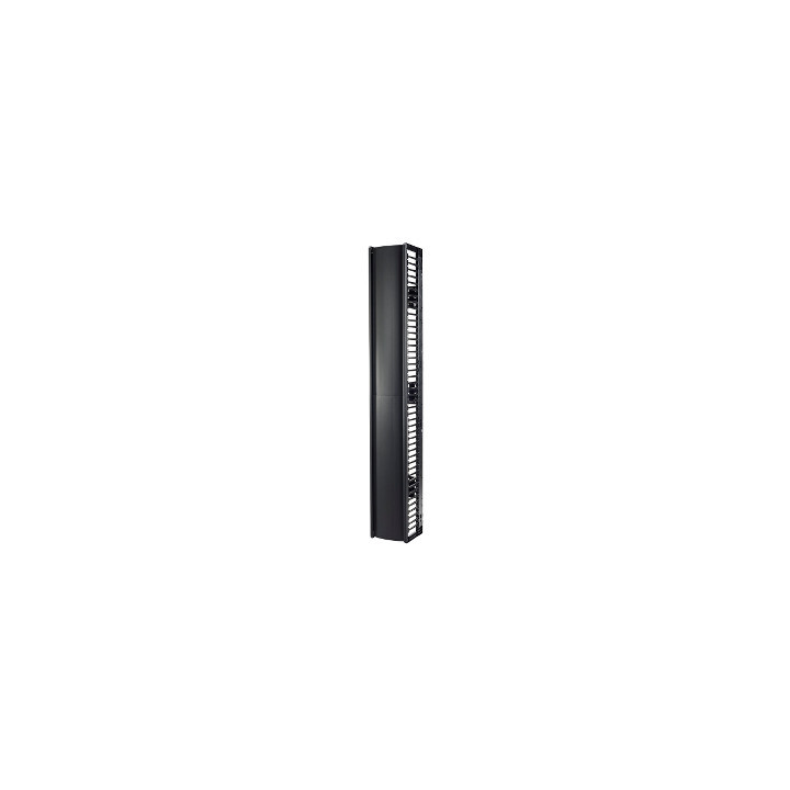 APC Gestionnaire de câbles vertical Valueline pour racks à 2 et 4 montants, 84" (H) x 12" (l), un seul côté avec porte