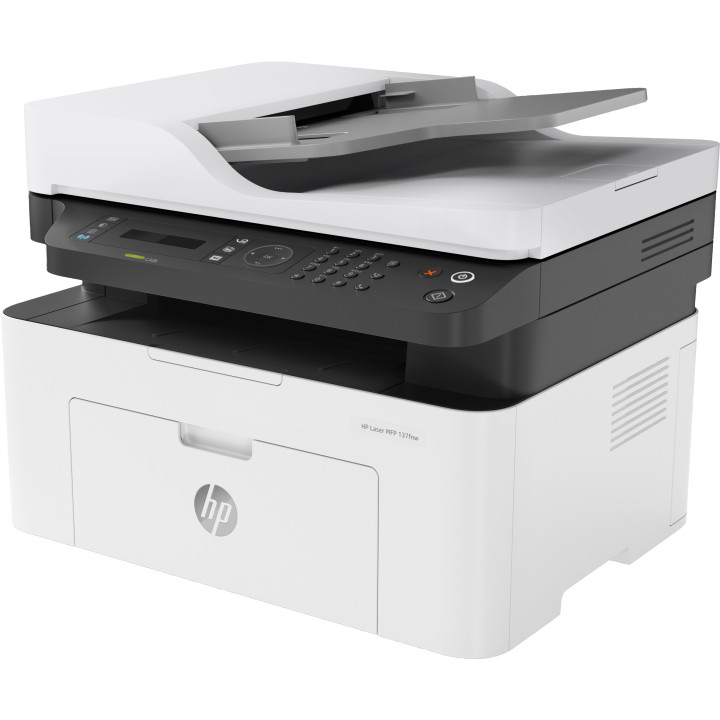 HP Laser MFP 137fnw, Black and white, Printer for Small medium business, Print, copy, scan, fax