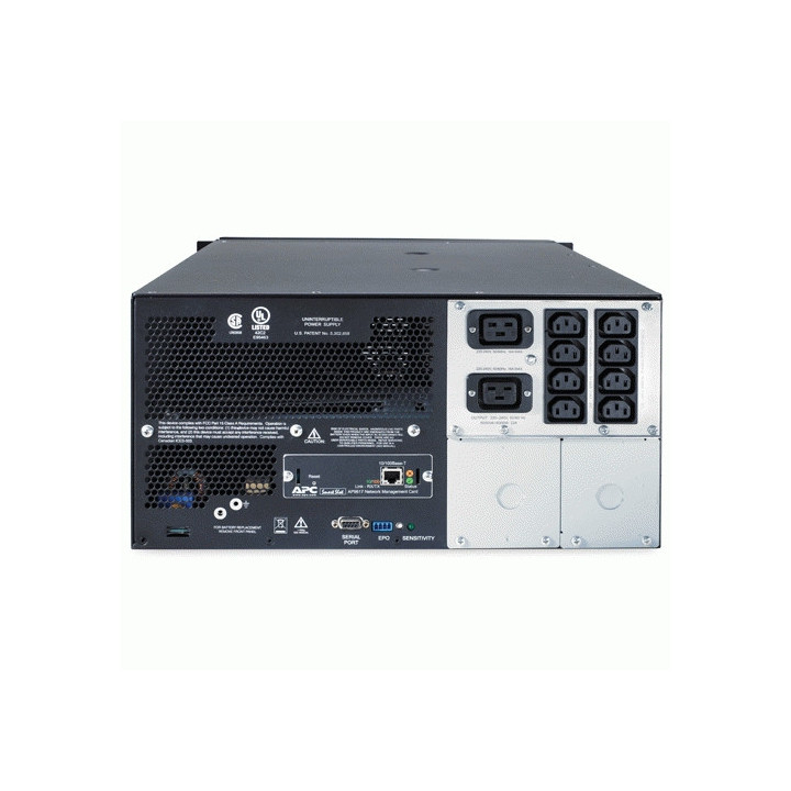 APC Smart-UPS SUA5000RMI5U - 5000 VA, 8x C13, 2x sorties C19, NMC