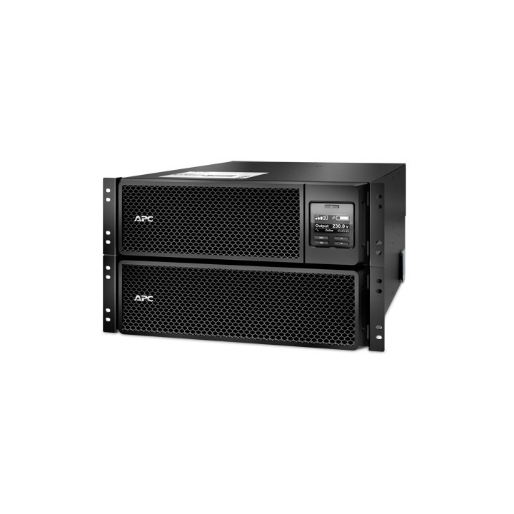 APC Smart-UPS On-Line SRT8KRMXLI - 8kW/VA, 6x C13 + 4x C19 + sortie monophasée câblée, montable en rack, NMC intégré