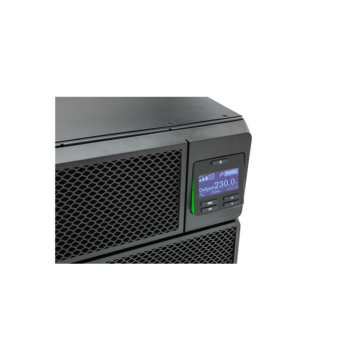 APC Smart-UPS On-Line SRT8KRMXLI - 8kW/VA, 6x C13 + 4x C19 + sortie monophasée câblée, montable en rack, NMC intégré