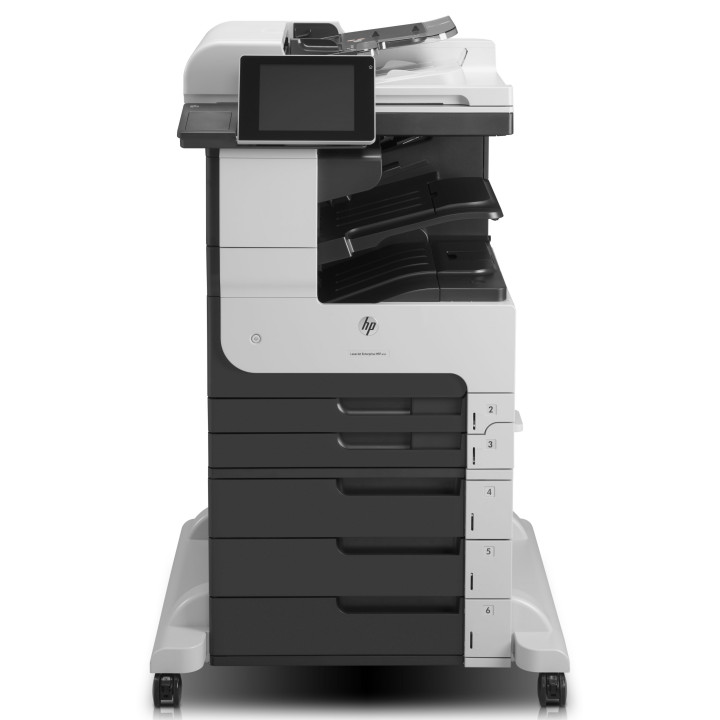 HP LaserJet Enterprise 700 MFP M725z, Black and white, Printer for Business, Print, copy, scan, fax, 100-sheet ADF Front-facing