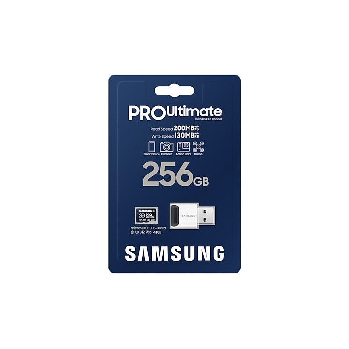 Samsung MB-MY256SB/WW mémoire flash 256 Go MicroSDXC UHS-I