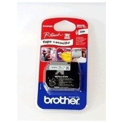 Brother M-K231SBZ ruban d'étiquette Noir sur blanc