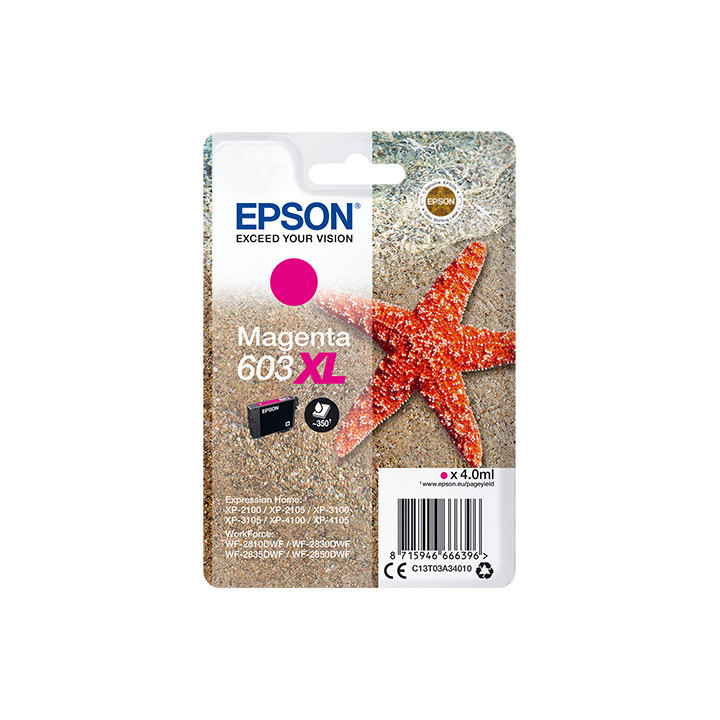 Epson Singlepack Magenta 603XL Ink