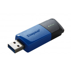 Kingston Technology DataTraveler 64GB USB3.2 Gen 1 Exodia M (Noir + Bleu) - 2 Pieces