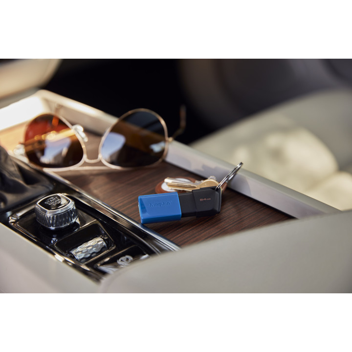 Kingston Technology DataTraveler 64GB USB3.2 Gen 1 Exodia M (Noir + Bleu) - 2 Pieces