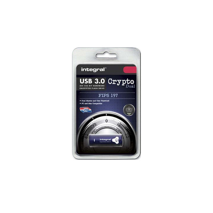Integral INFD32GCRYDL3.0197 lecteur USB flash 32 Go USB Type-A 3.2 Gen 1 (3.1 Gen 1) Bleu