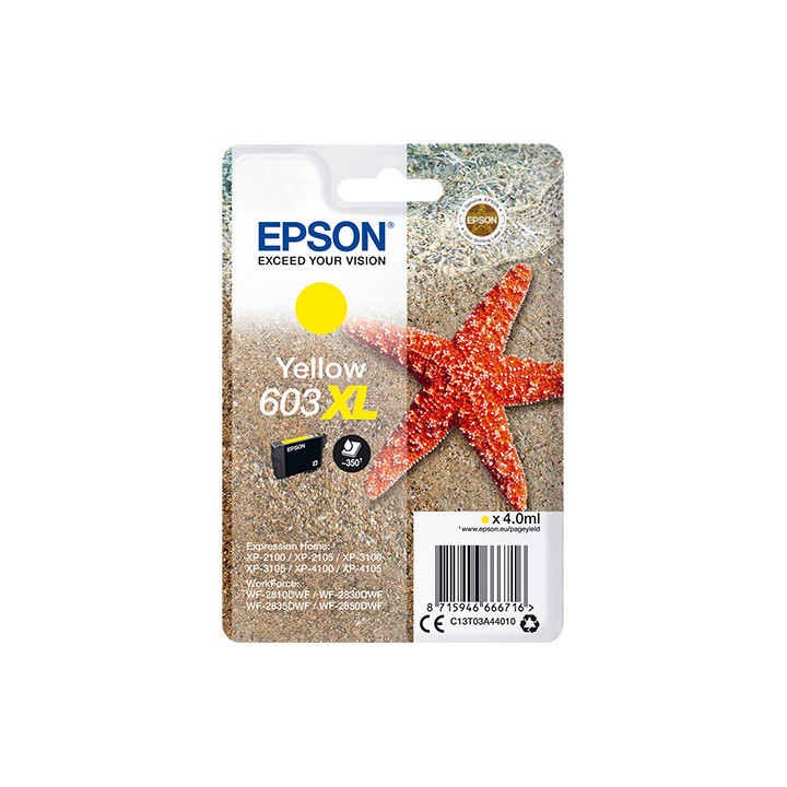 Epson Singlepack Yellow 603XL Ink