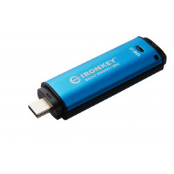 Kingston Technology IronKey 128Go USB-C Vault Privacy 50C chiffrée AES-256, FIPS 197