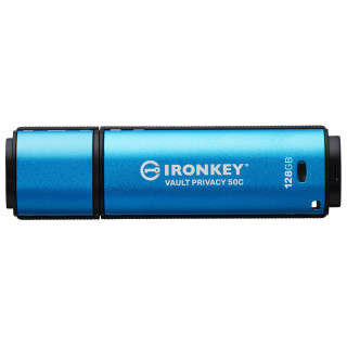 Kingston Technology IronKey 128Go USB-C Vault Privacy 50C chiffrée AES-256, FIPS 197
