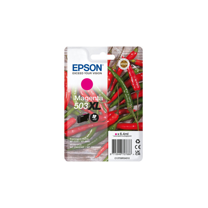 Epson 503XL cartouche d'encre 1 pièce(s) Original Rendement élevé (XL) Magenta