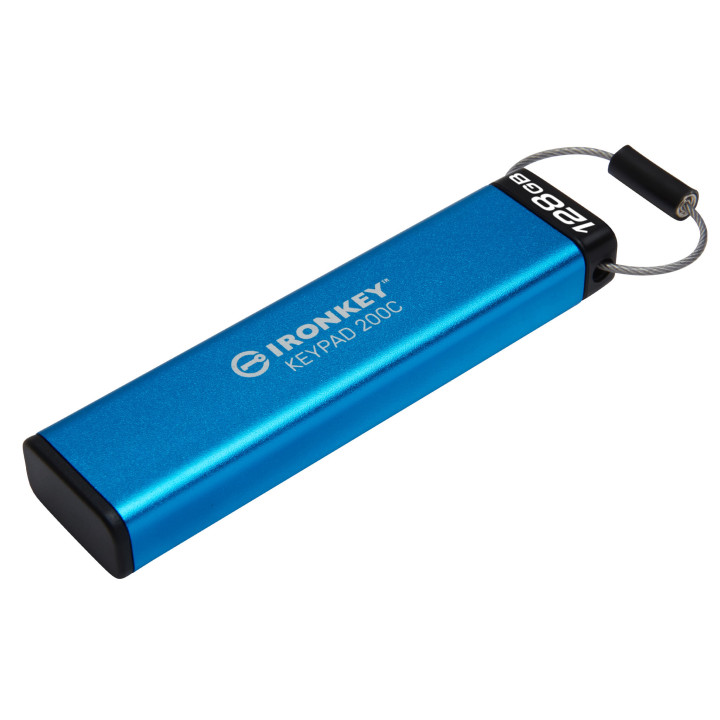 Kingston Technology IronKey Keypad 200C USB-C de 128 Go, FIPS 140-3 niveau 3 AES-256
