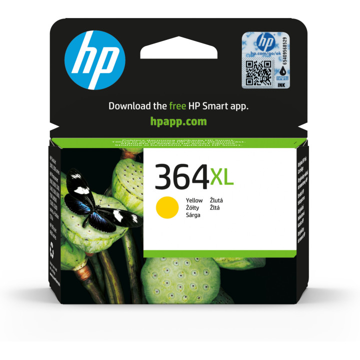 HP 364XL cartouche d'encre jaune grande capacité authentique