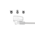 Kensington K68001WW accessoire de câble de verrouillage Ancre Acier inoxydable 3 pièce(s)