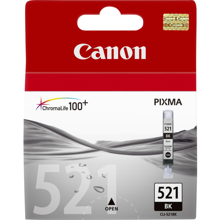 Canon Cartouche d'encre noire CLI-521BK