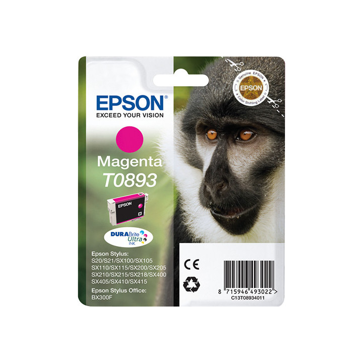 Epson Monkey Cartouche "Singe" - Encre DURABrite Ultra M
