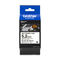 Brother HSE-211E - Gaine thermo-rétractable originale - Noir sur blanc, largeur 5,2mm