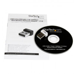 StarTech.com Mini Clé USB Sans Fil N 150 Mbps - Adaptateur USB WiFi 802.11n/g 1T1R - Blanc